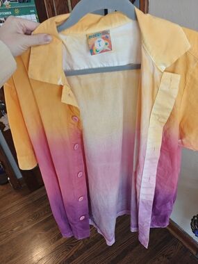 Mokuyobi Gradient Button-Up Shirt